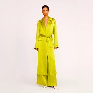 STAUD Imani Coat Garden Moss *NWT SOLD OUT*